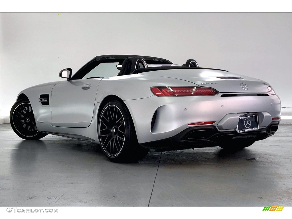 2018 AMG GT C Roadster - designo Iridium Silver Magno (Matte) / Red Pepper/Black photo #10