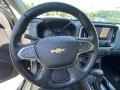 Jet Black 2021 Chevrolet Colorado Z71 Crew Cab 4x4 Steering Wheel