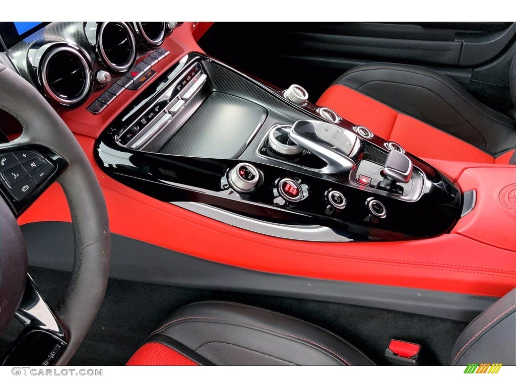 2018 AMG GT C Roadster - designo Iridium Silver Magno (Matte) / Red Pepper/Black photo #17