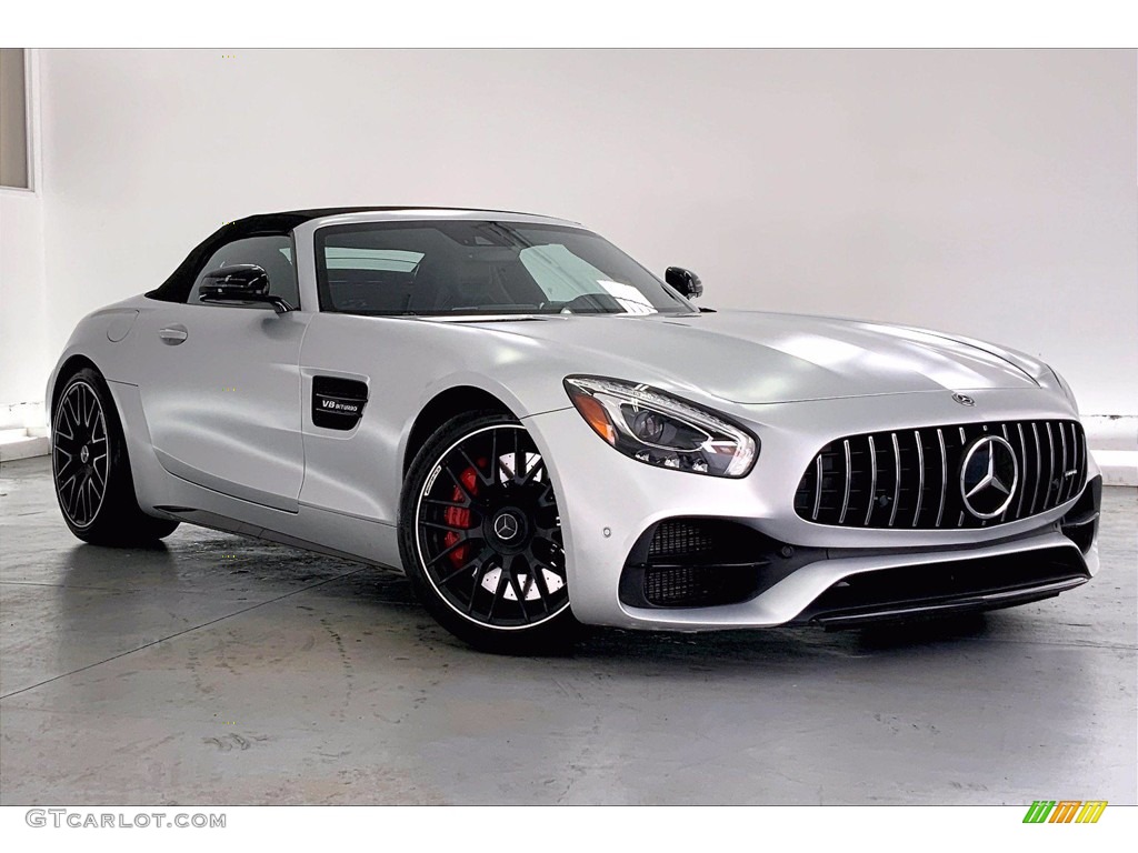 2018 AMG GT C Roadster - designo Iridium Silver Magno (Matte) / Red Pepper/Black photo #32
