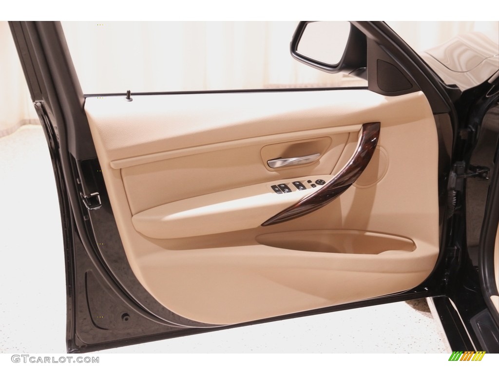 2013 3 Series 328i xDrive Sedan - Jet Black / Venetian Beige photo #4