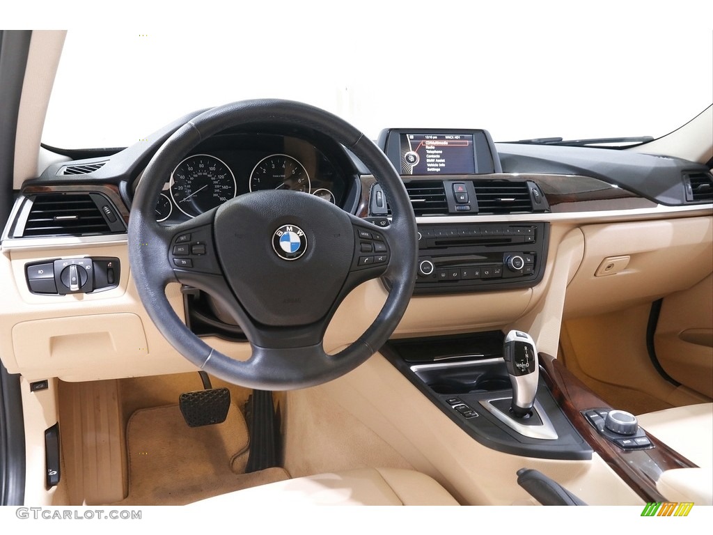 2013 3 Series 328i xDrive Sedan - Jet Black / Venetian Beige photo #6
