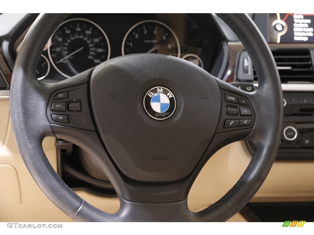 2013 3 Series 328i xDrive Sedan - Jet Black / Venetian Beige photo #7