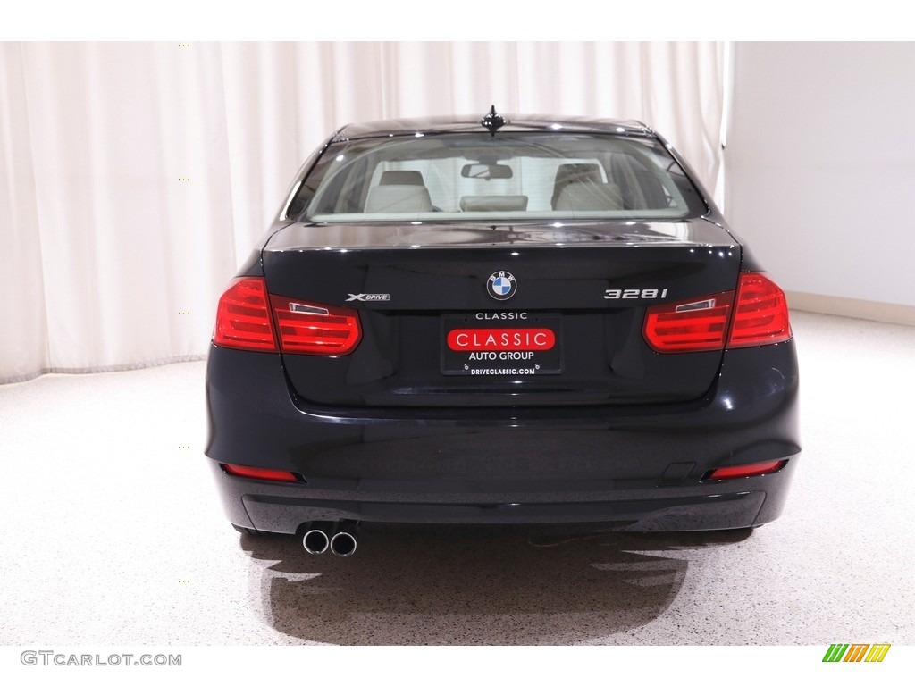 2013 3 Series 328i xDrive Sedan - Jet Black / Venetian Beige photo #19