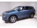 2018 Steel Sapphire Metallic Honda Pilot EX-L  photo #3