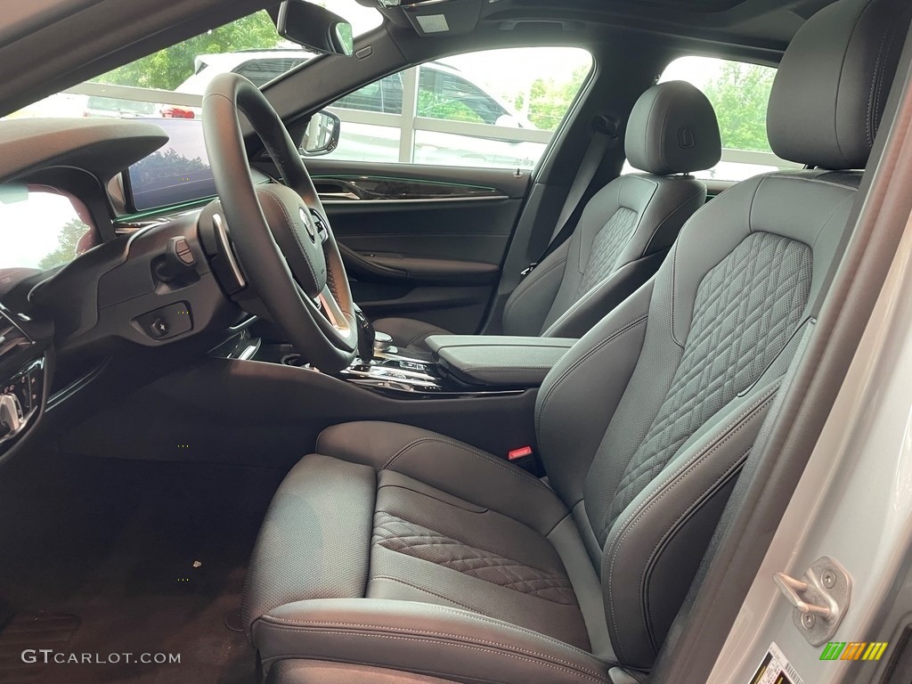 2021 5 Series 530i xDrive Sedan - Glacier Silver Metallic / Black photo #3