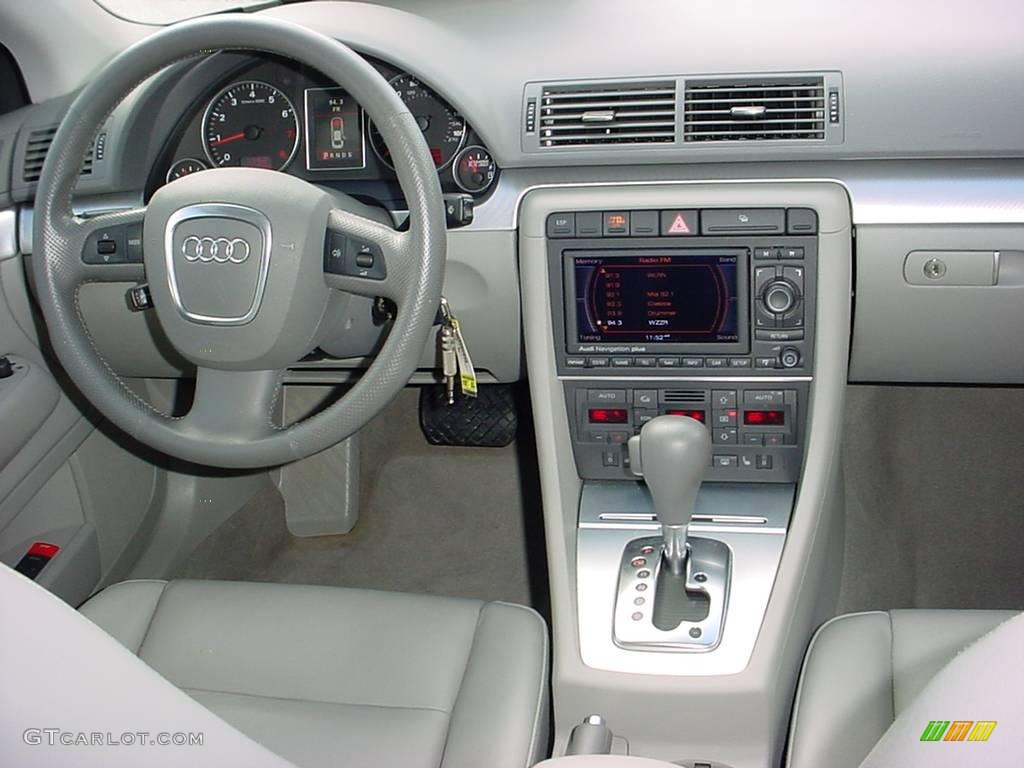 2006 A4 2.0T Sedan - Dolphin Gray Metallic / Platinum photo #13