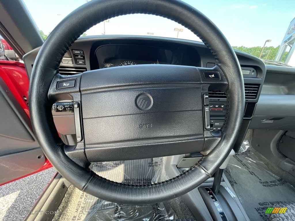 1992 Capri Convertible - Dark Charcoal Metallic / Grey photo #5