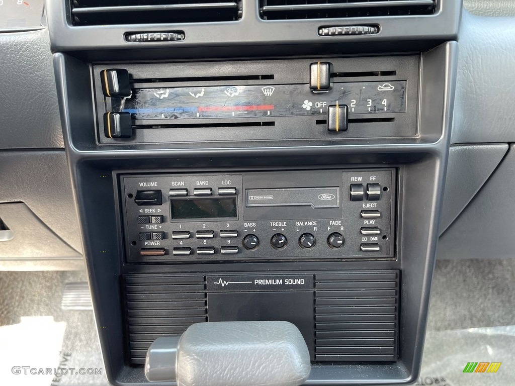1992 Capri Convertible - Dark Charcoal Metallic / Grey photo #7