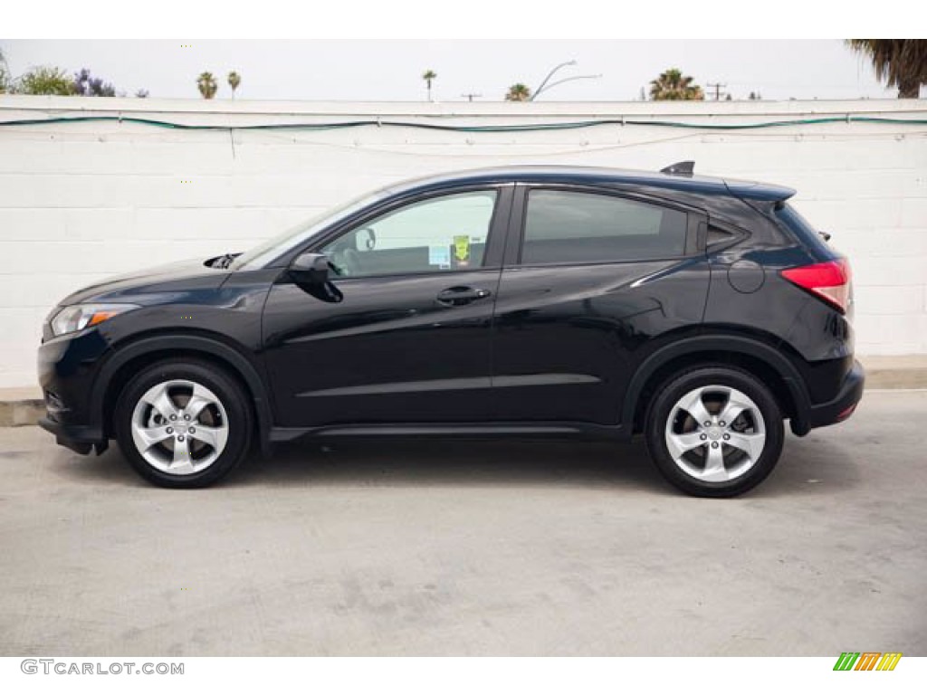 Crystal Black Pearl 2016 Honda HR-V LX Exterior Photo #142355163