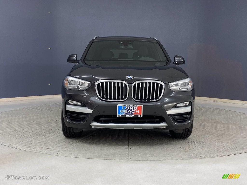 2019 X3 sDrive30i - Dark Graphite Metallic / Black photo #2