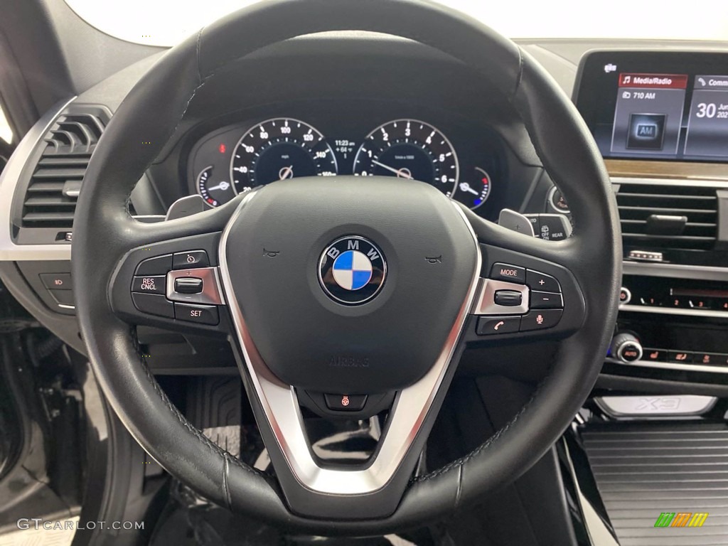 2019 X3 sDrive30i - Dark Graphite Metallic / Black photo #18