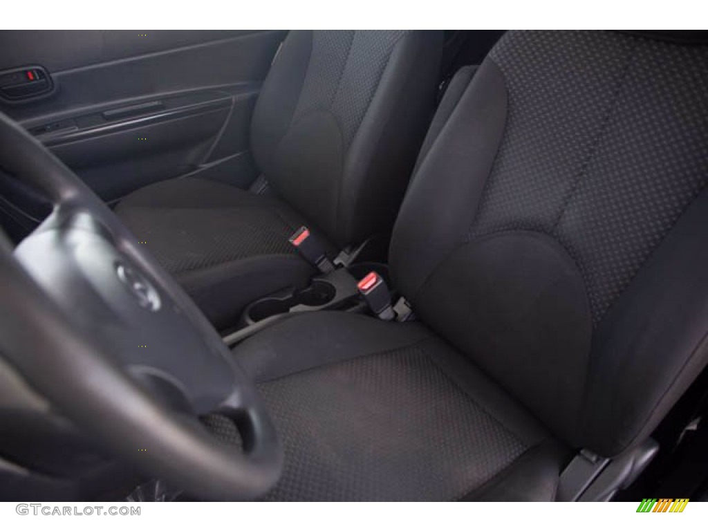 2008 Accent GS Coupe - Charcoal Gray / Black photo #14