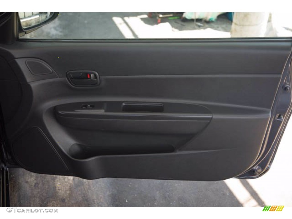 2008 Accent GS Coupe - Charcoal Gray / Black photo #23