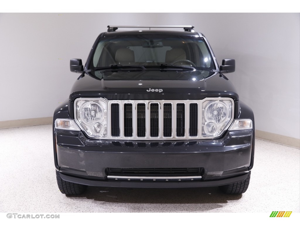 2010 Liberty Limited 4x4 - Brilliant Black Crystal Pearl / Pastel Pebble Beige photo #2