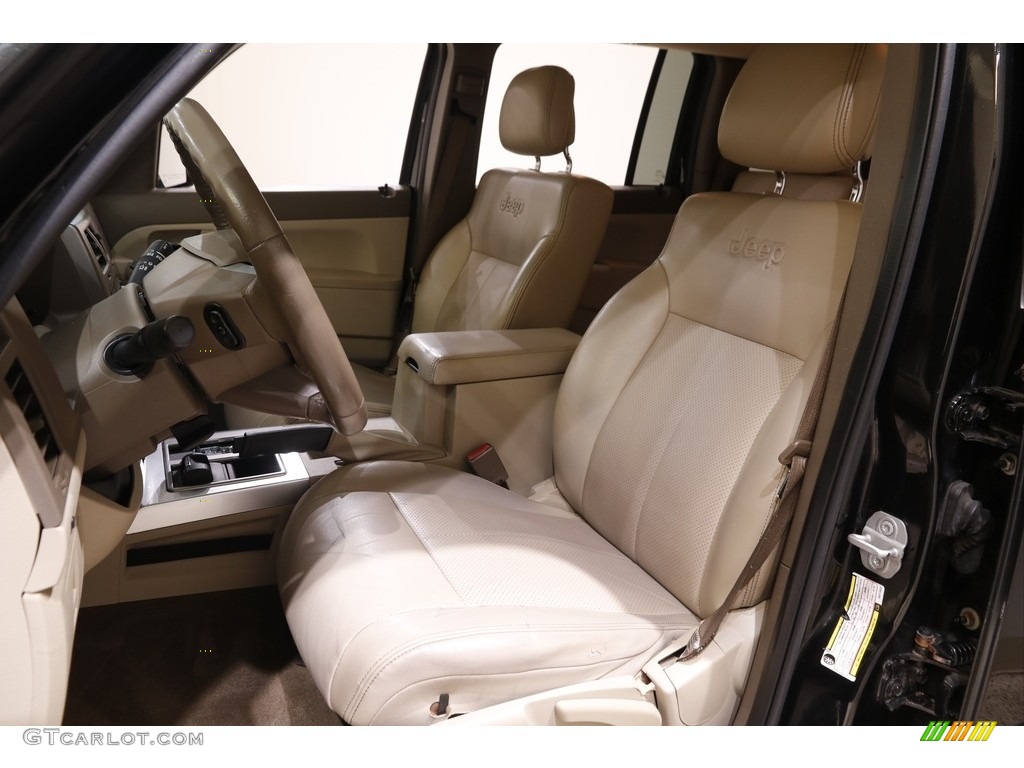 2010 Liberty Limited 4x4 - Brilliant Black Crystal Pearl / Pastel Pebble Beige photo #5