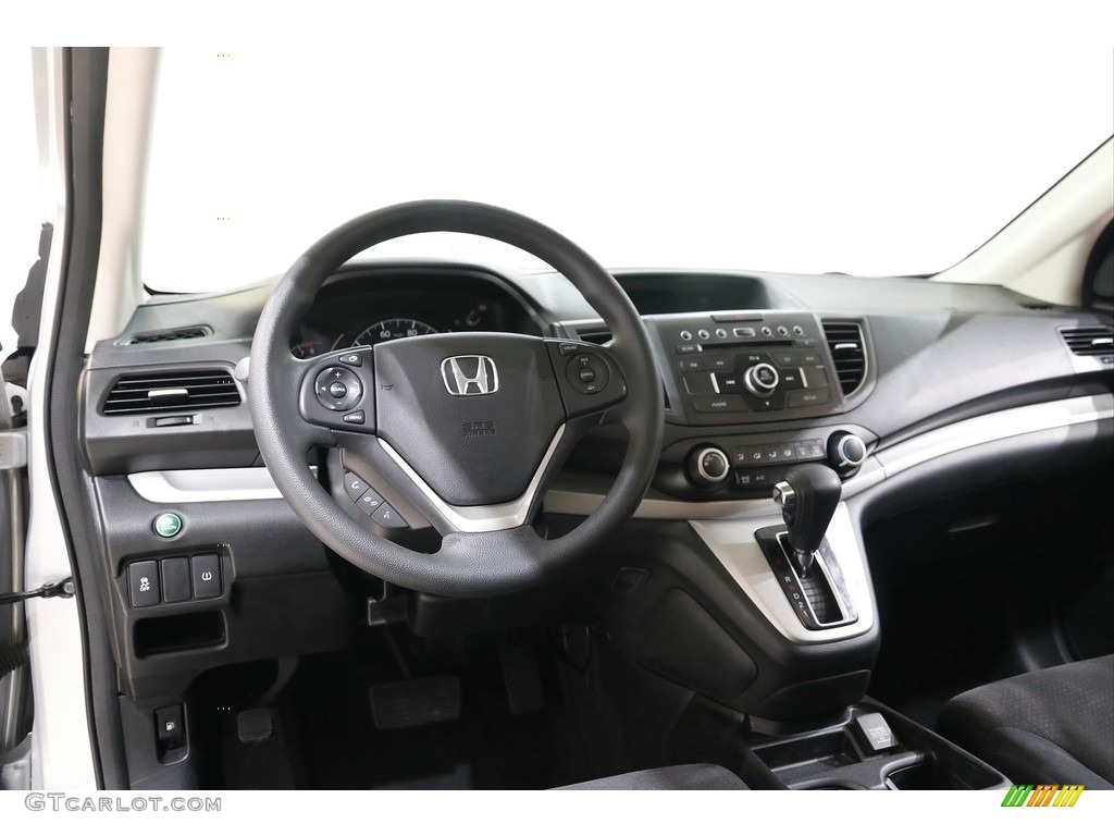 2014 CR-V EX AWD - Alabaster Silver Metallic / Black photo #6