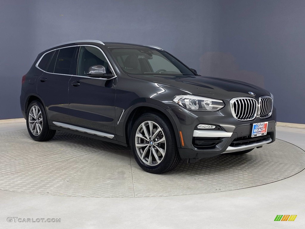 2019 X3 sDrive30i - Dark Graphite Metallic / Black photo #38