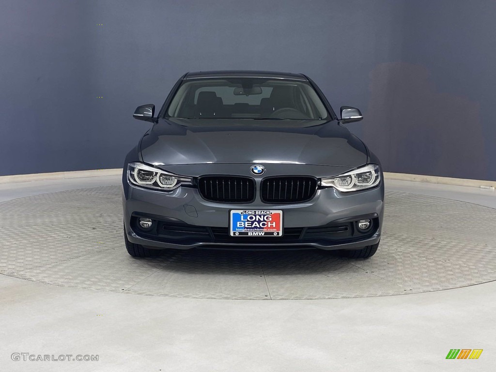 2018 3 Series 320i xDrive Sedan - Mineral Grey Metallic / Black photo #2