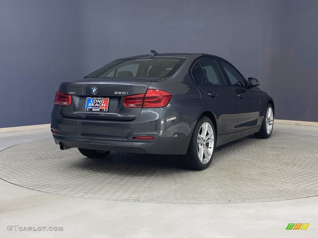 2018 3 Series 320i xDrive Sedan - Mineral Grey Metallic / Black photo #5