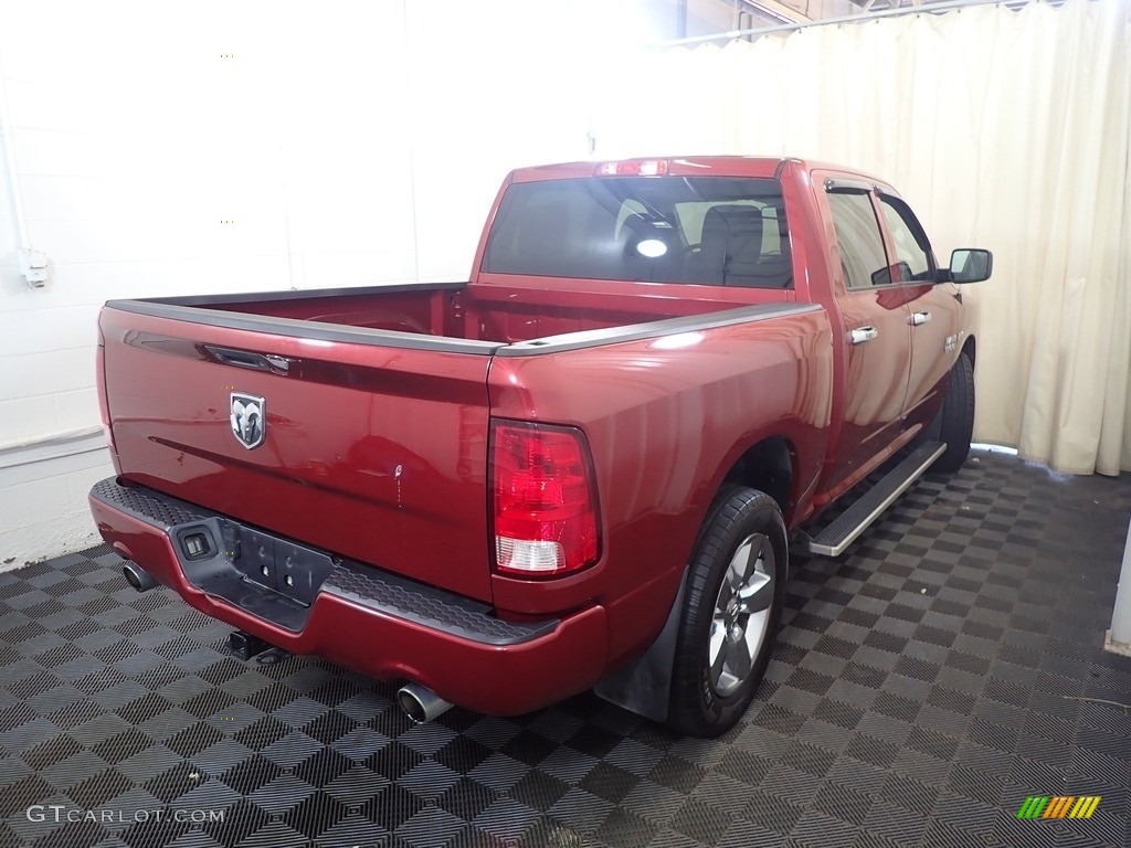 2015 1500 Express Crew Cab 4x4 - Deep Cherry Red Crystal Pearl / Black/Diesel Gray photo #12