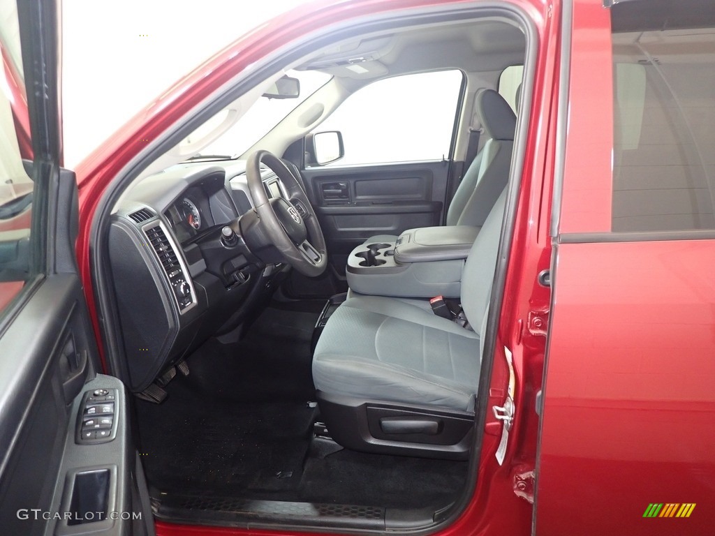 2015 1500 Express Crew Cab 4x4 - Deep Cherry Red Crystal Pearl / Black/Diesel Gray photo #17