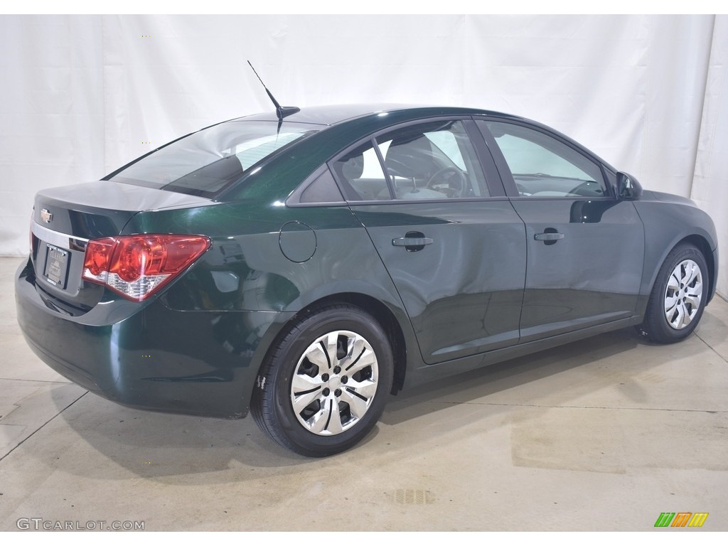 2014 Cruze LS - Rainforest Green Metallic / Jet Black/Medium Titanium photo #2