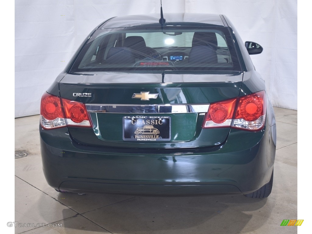 2014 Cruze LS - Rainforest Green Metallic / Jet Black/Medium Titanium photo #3