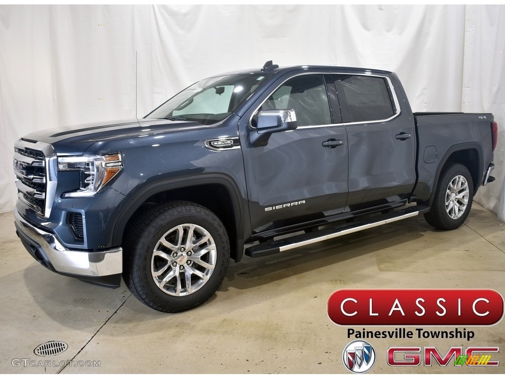 2021 Sierra 1500 SLE Crew Cab 4WD - Dark Sky Metallic / Jet Black photo #1