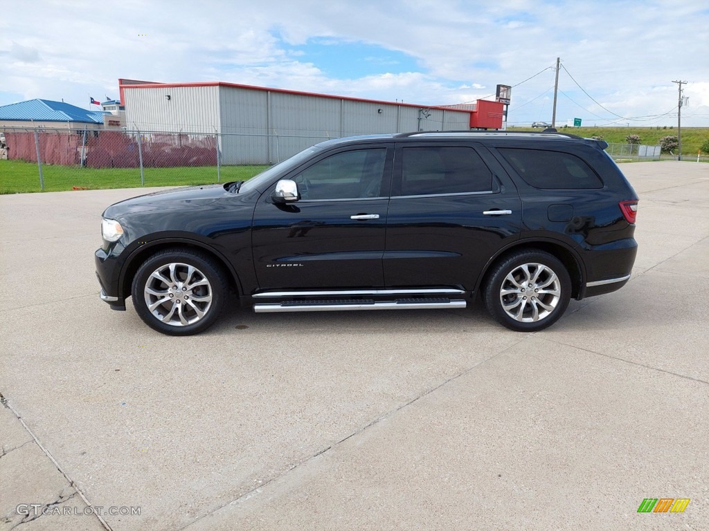 Brilliant Black Crystal Pearl 2016 Dodge Durango Citadel Exterior Photo #142359750