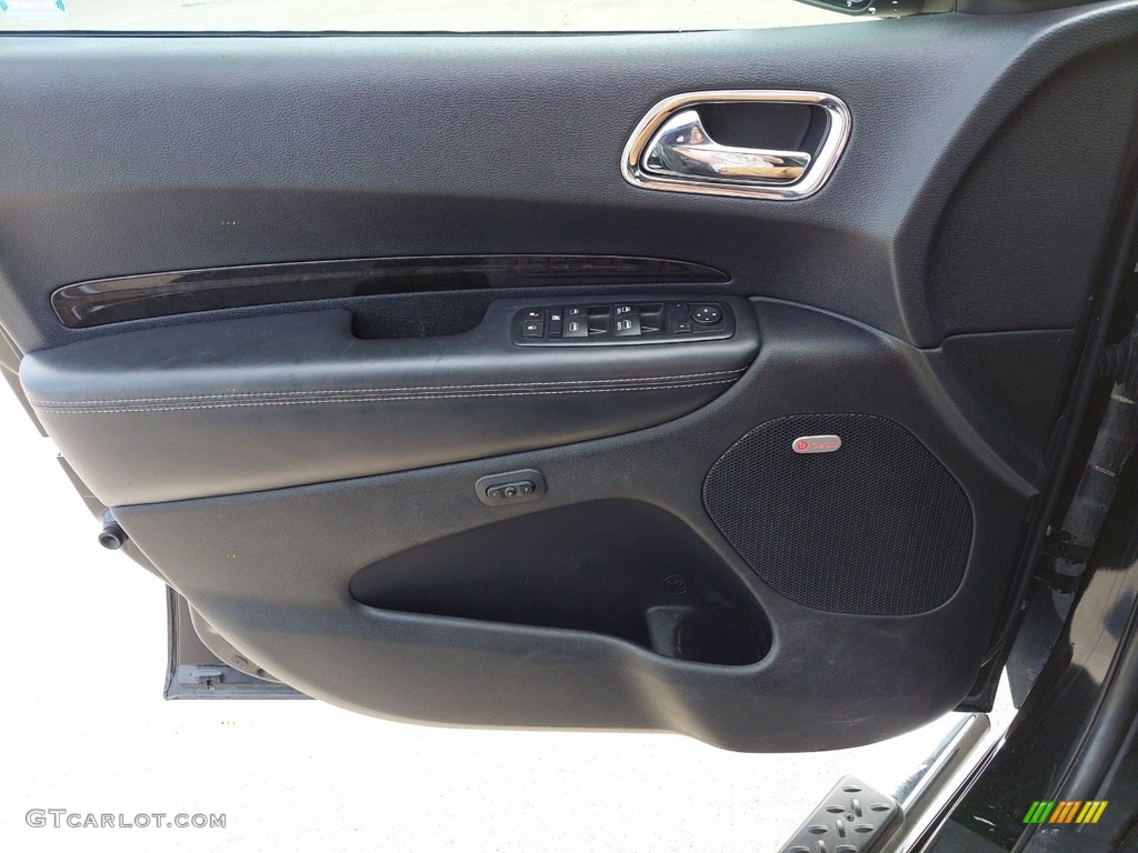 2016 Dodge Durango Citadel Black Door Panel Photo #142359897