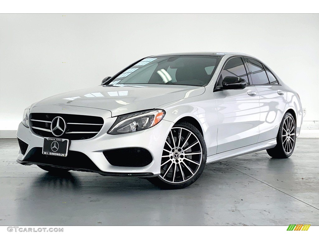 Iridium Silver Metallic 2018 Mercedes-Benz C 300 Sedan Exterior Photo #142359963