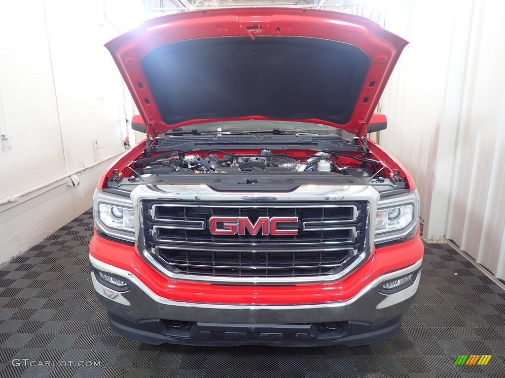 2018 Sierra 1500 SLE Double Cab 4WD - Cardinal Red / Jet Black photo #6