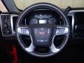 Jet Black 2018 GMC Sierra 1500 SLE Double Cab 4WD Steering Wheel