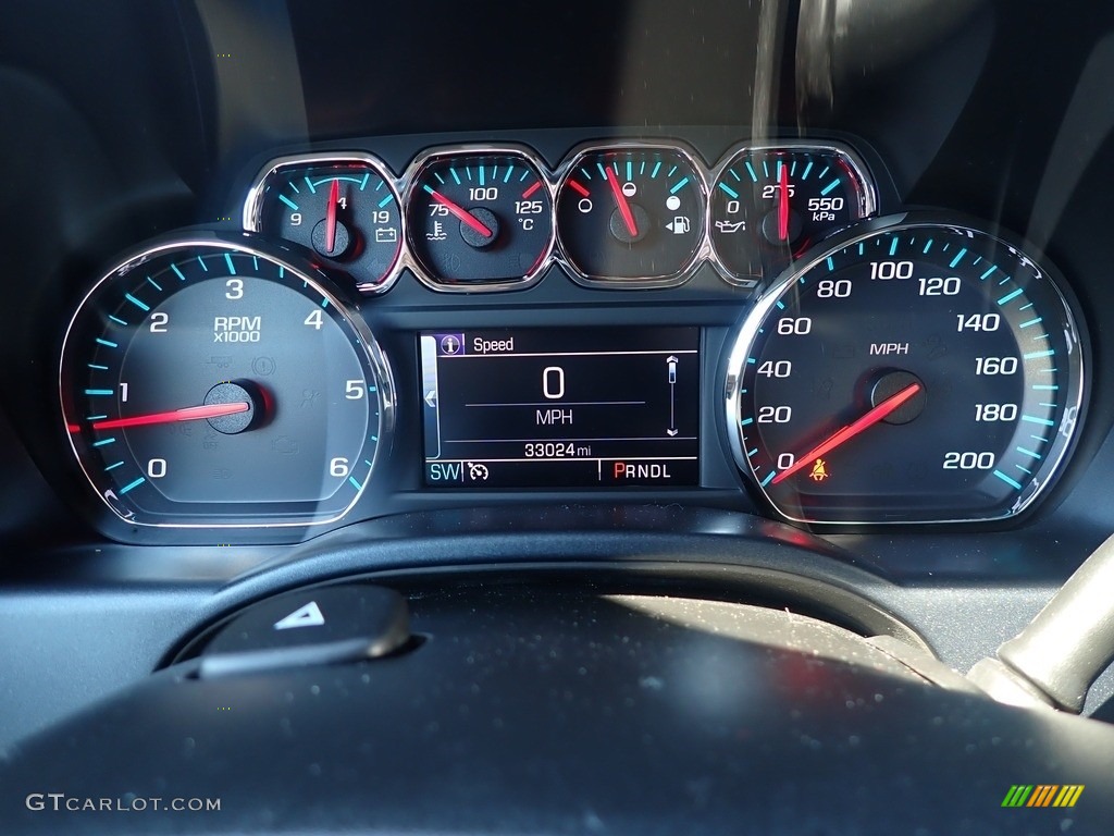 2018 GMC Sierra 1500 SLE Double Cab 4WD Gauges Photo #142360284