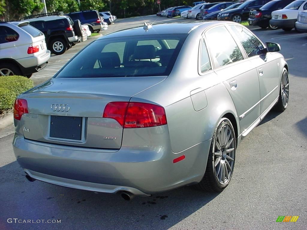 2008 A4 2.0T S-Line Sedan - Quartz Grey Metallic / Black photo #5