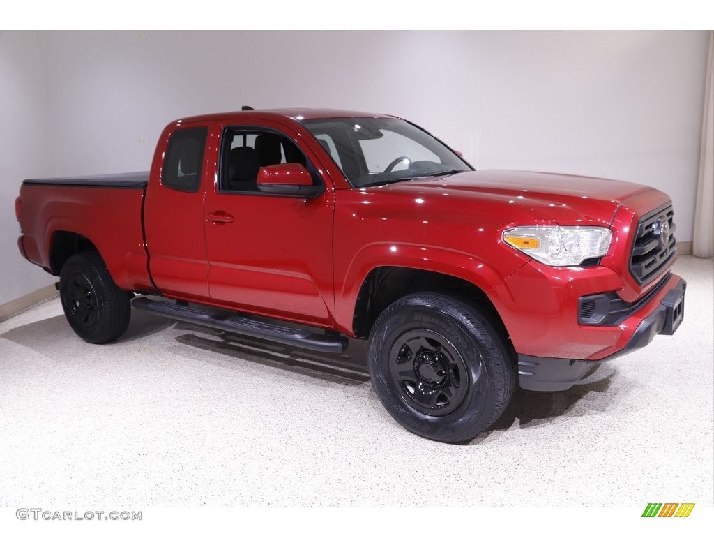 Barcelona Red Metallic 2018 Toyota Tacoma SR Access Cab Exterior Photo #142360719