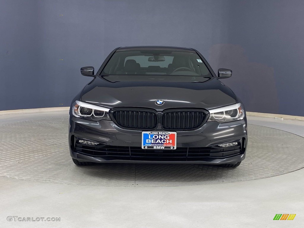 2018 5 Series 540i Sedan - Dark Graphite Metallic / Black photo #2