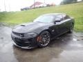 2020 Pitch Black Dodge Charger Scat Pack  photo #1