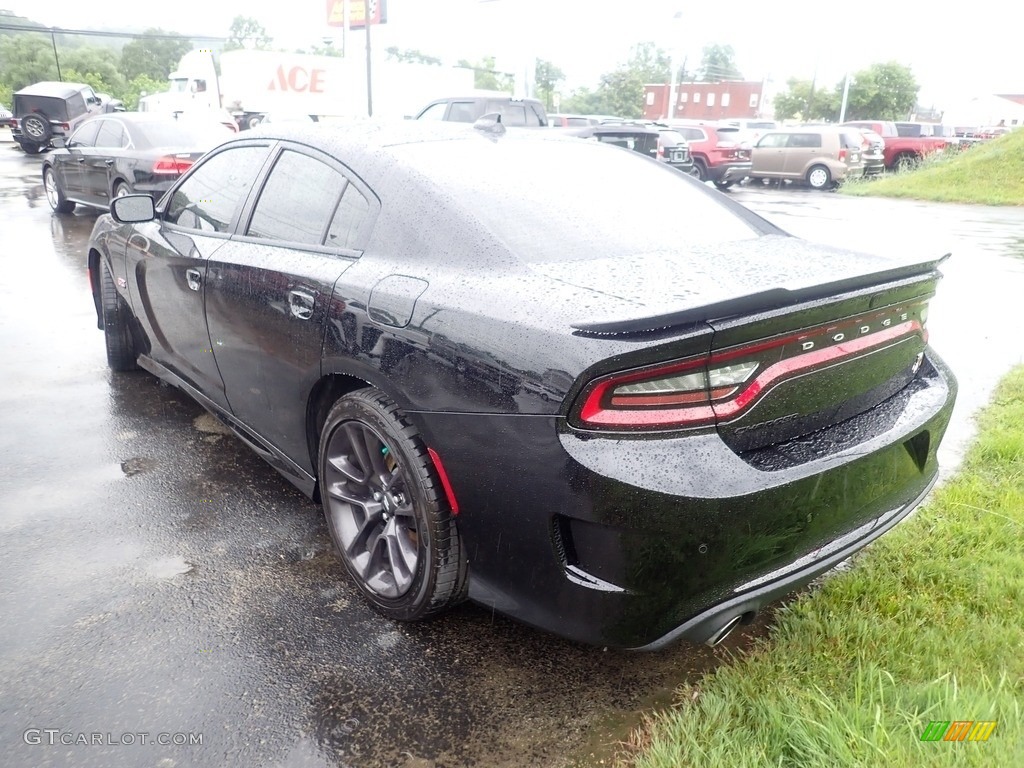 2020 Charger Scat Pack - Pitch Black / Black Houndstooth photo #3