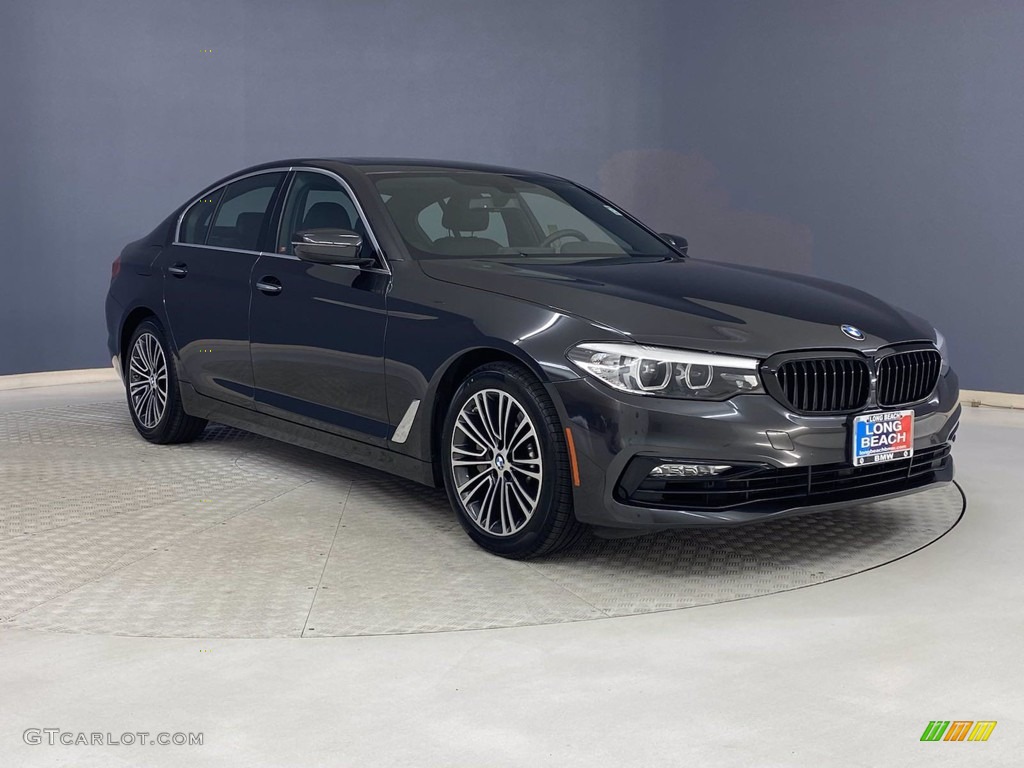 2018 5 Series 540i Sedan - Dark Graphite Metallic / Black photo #38