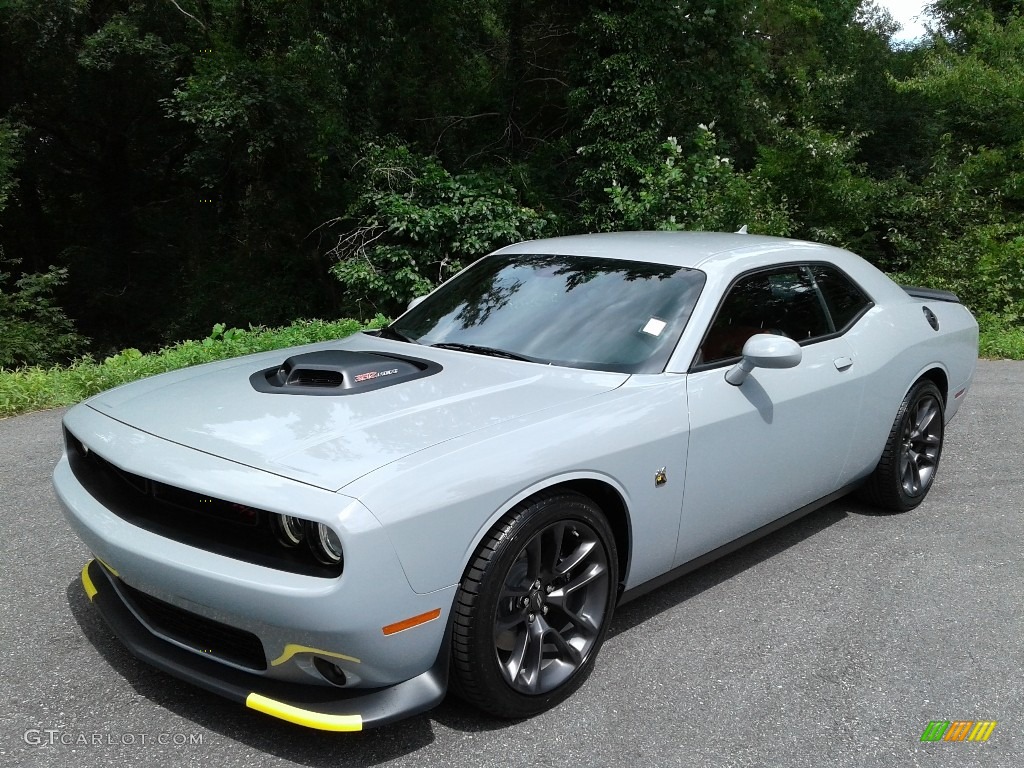 2021 Challenger R/T Scat Pack Shaker - Smoke Show / Black/Ruby Red photo #2
