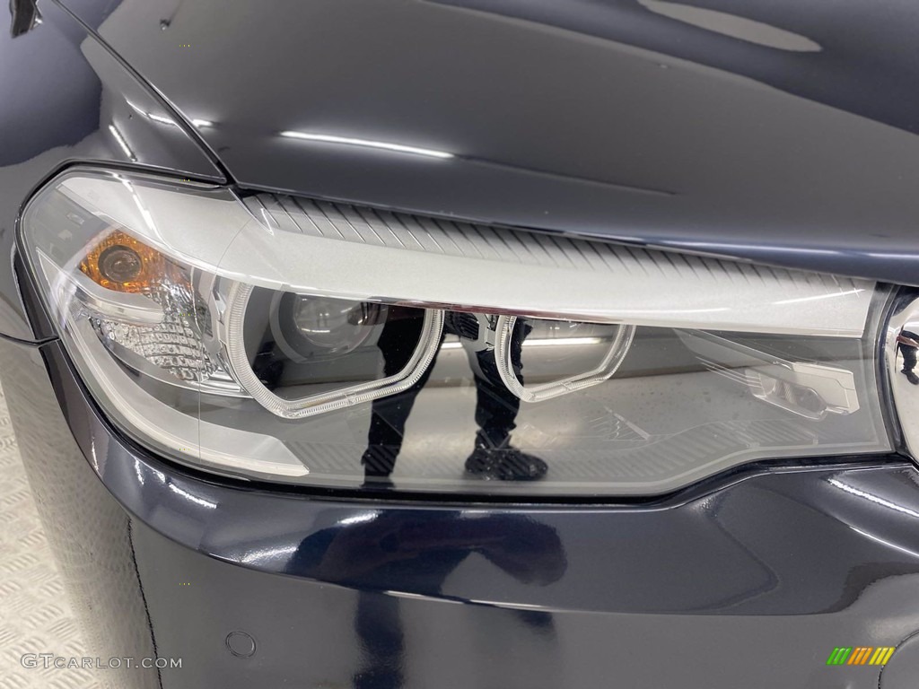 2018 5 Series 530e iPerfomance Sedan - Carbon Black Metallic / Black photo #7