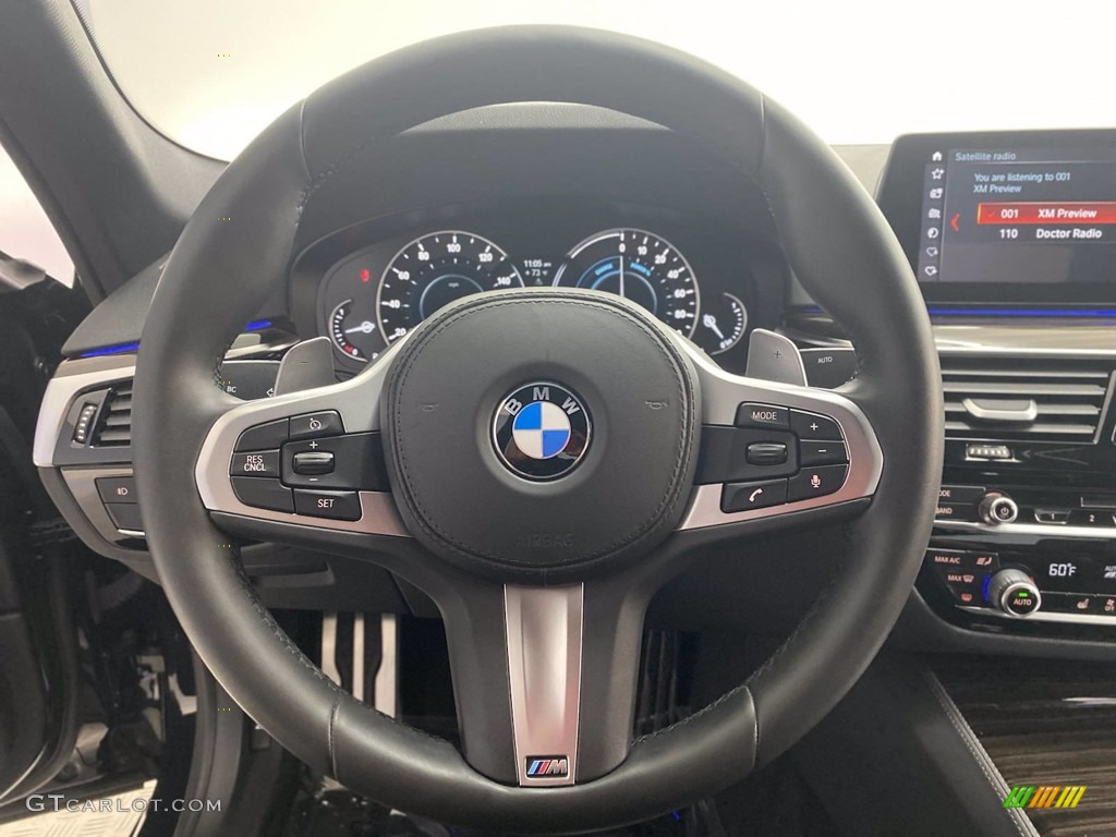 2018 5 Series 530e iPerfomance Sedan - Carbon Black Metallic / Black photo #18