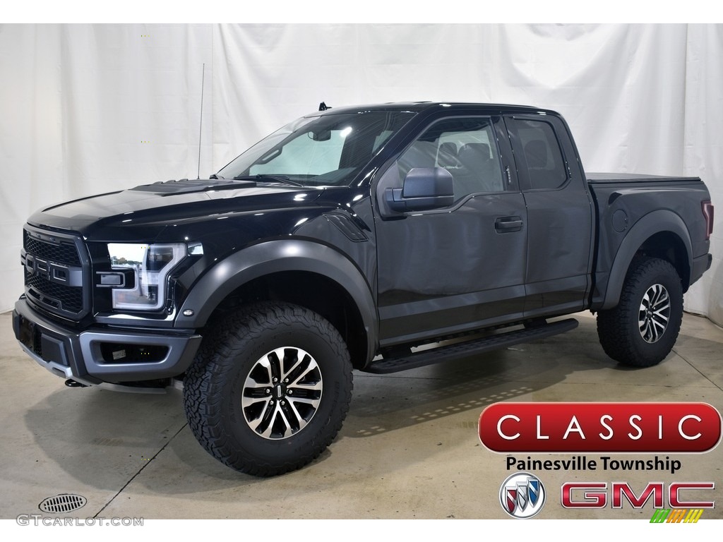 2020 F150 SVT Raptor SuperCab 4x4 - Agate Black / Black photo #1