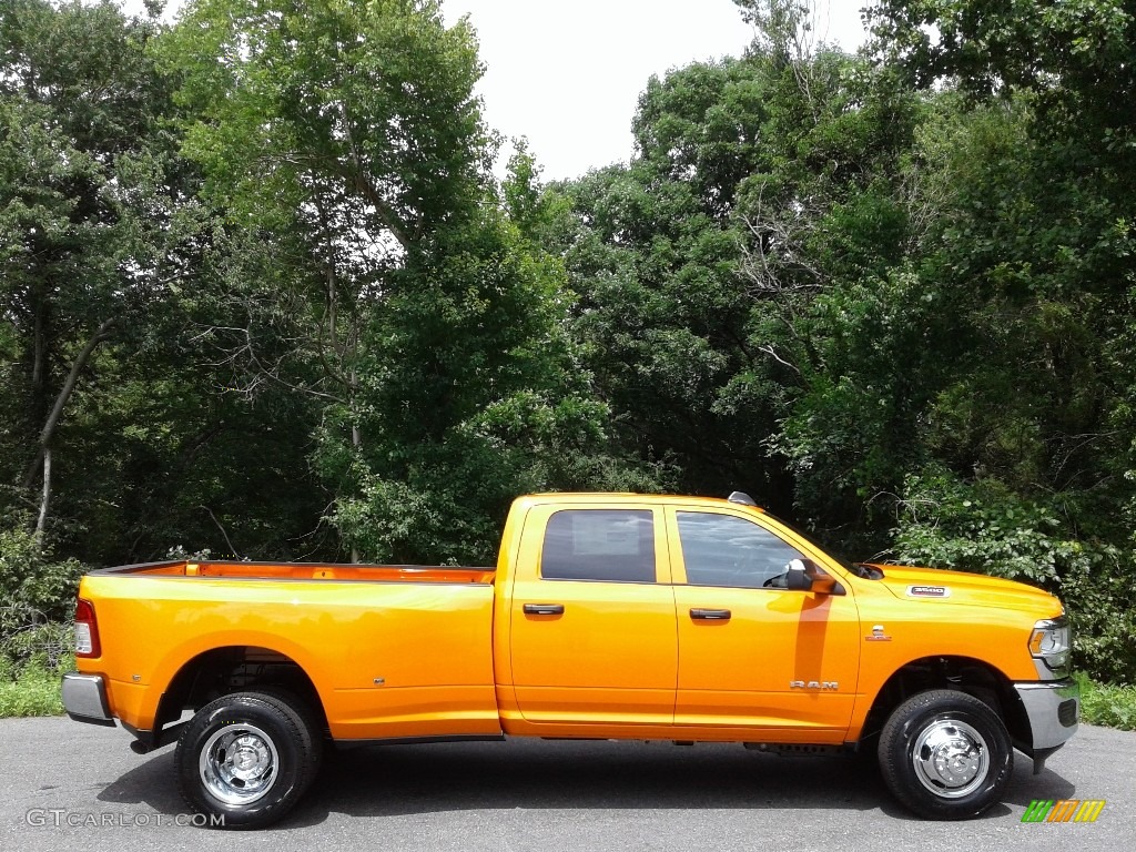 Omaha Orange 2021 Ram 3500 Tradesman Crew Cab 4x4 Exterior Photo #142364408