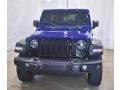 Ocean Blue Metallic - Wrangler Unlimited Willys 4x4 Photo No. 4
