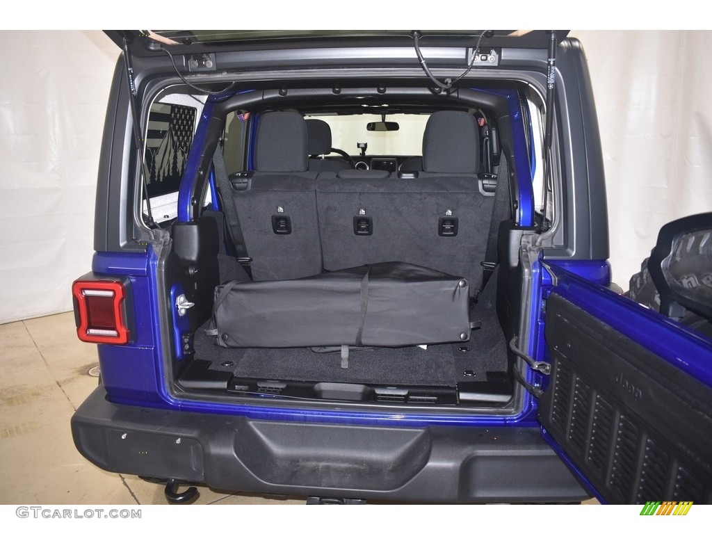 2020 Wrangler Unlimited Willys 4x4 - Ocean Blue Metallic / Black photo #9