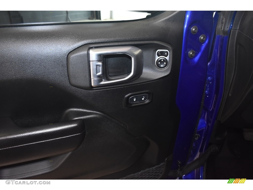 2020 Wrangler Unlimited Willys 4x4 - Ocean Blue Metallic / Black photo #10