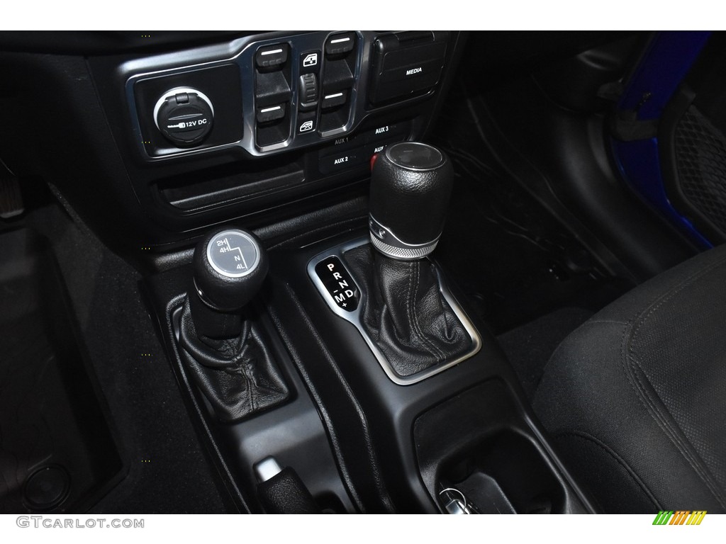 2020 Wrangler Unlimited Willys 4x4 - Ocean Blue Metallic / Black photo #15